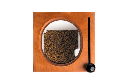 🍲Mid-Century Modern Dog Kibble Dispenser: Fresh, Perfect Portions