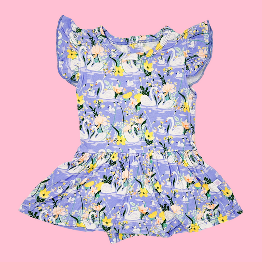 Swan Skirted Onesie