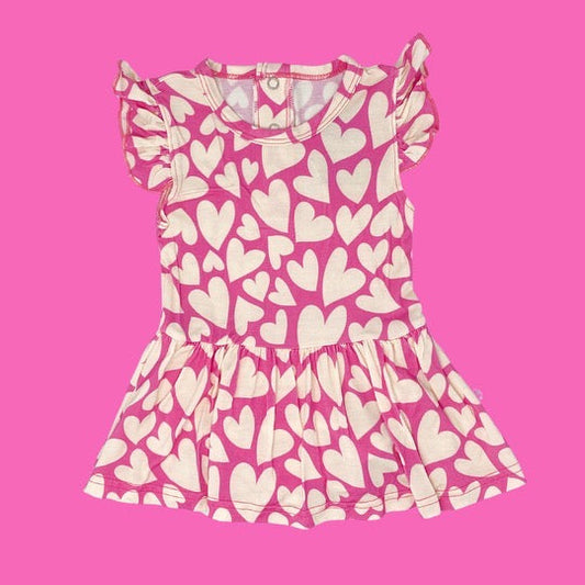 Heart Skirted Onesie (Final Sale)