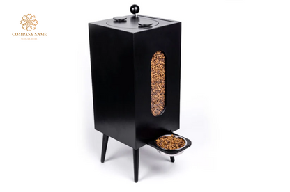 🍲Mid-Century Modern Dog Kibble Dispenser: Fresh, Perfect Portions