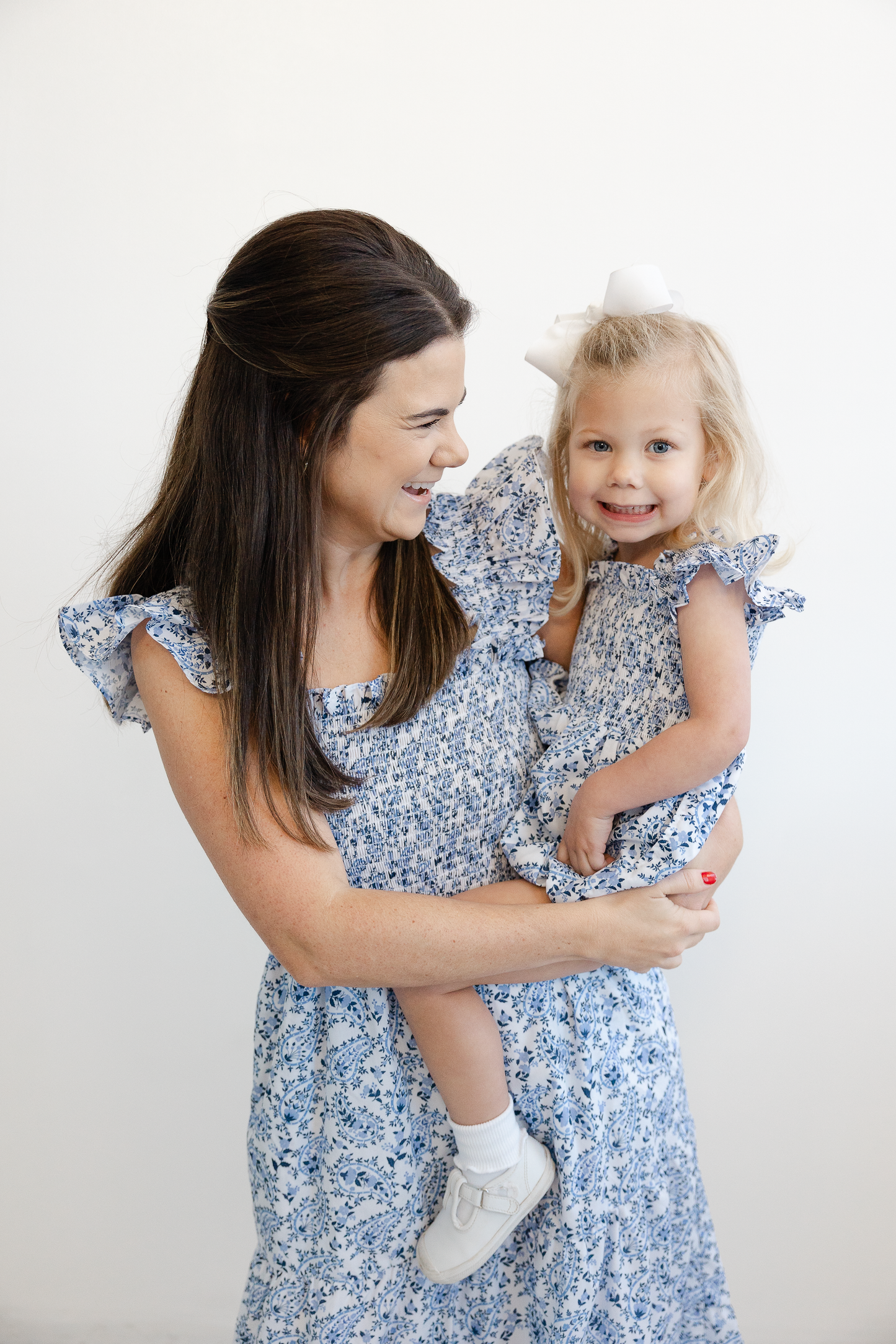 Blue Paisley Mom Dress (FINAL SALE)